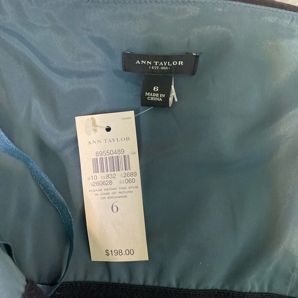 #263 Ann Taylor Strapless Dress size 6 NWT - Picture 7 of 12